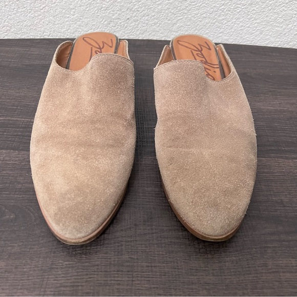 Zodiac tan leather slip on mules with heel western boho size 9.5 - Picture 11 of 14